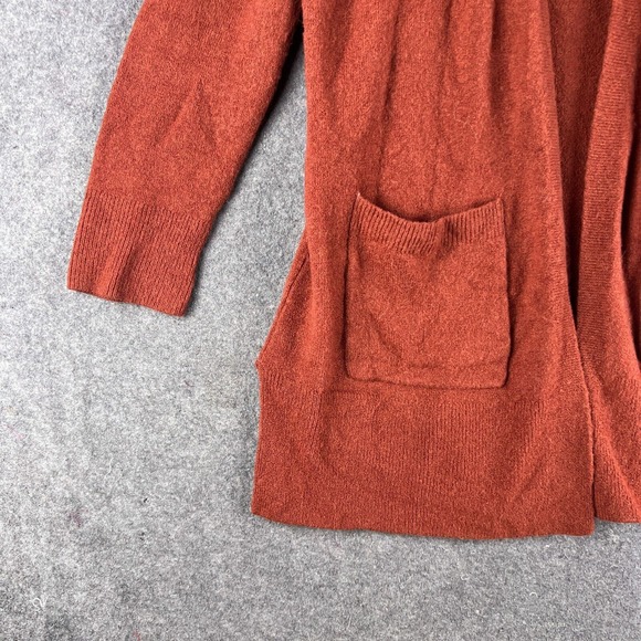 Madewell Sweater Womens Small Red Orange‎ Kent Cardigan Soft Open Wool Alpaca - Picture 2 of 14